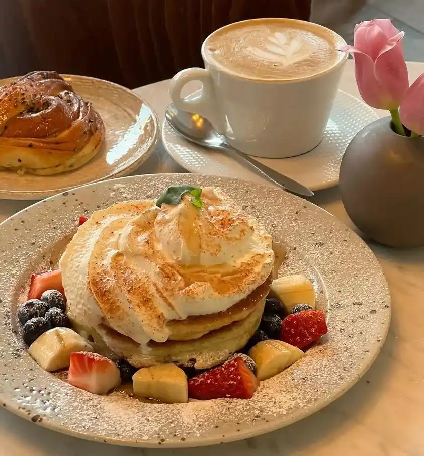 Abrahamsbergs Café Frukost mackor Meny