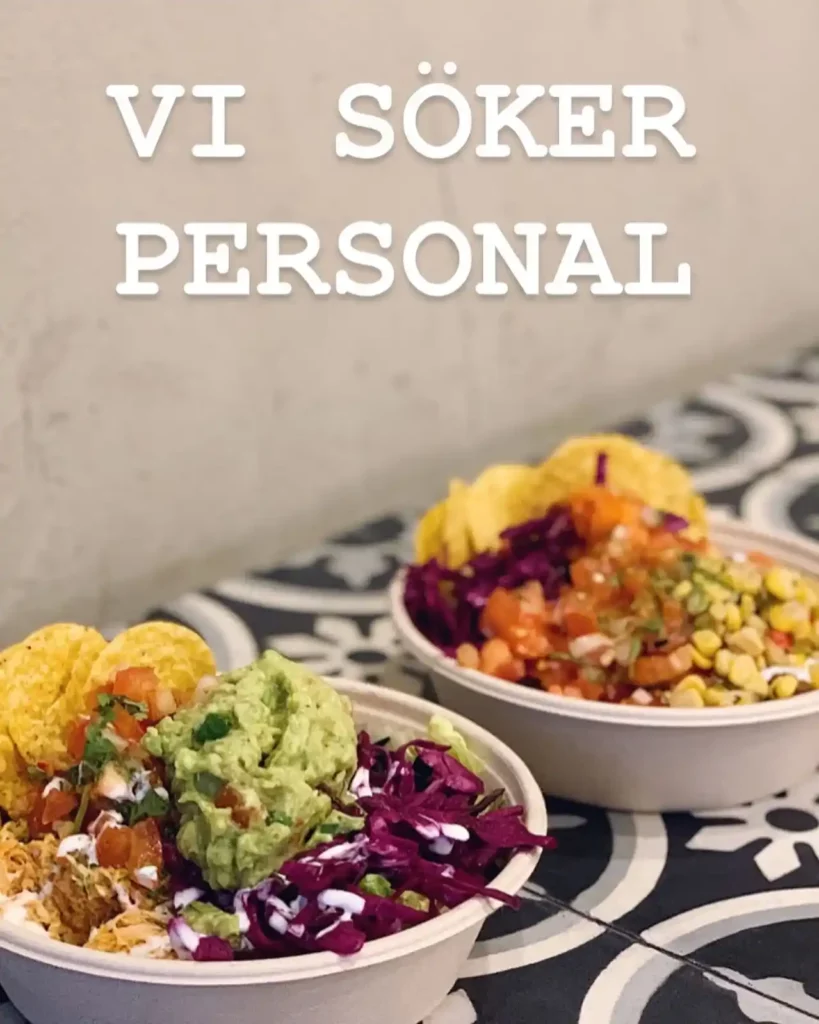 Wrapped Burrito Bar Sallad Meny Priser